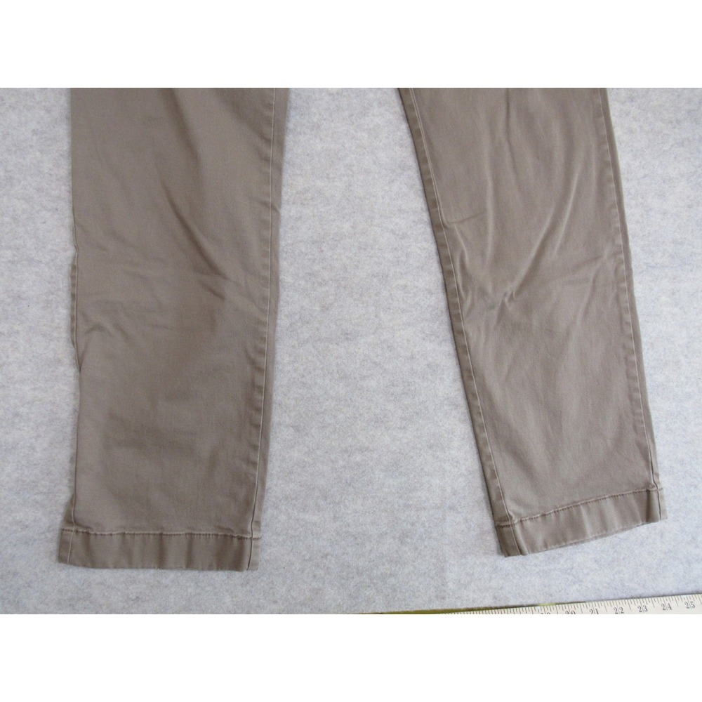 JCrew 770 Straight Fit Chino Pants Mens 34x32 Brown Re-Imagined Stretch Cotton - Picture 4 of 11